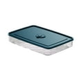 thumbnail image 3 of Caja para guardar huevos, contenedor para huevos, apilable, reutilizable, dispensador, bandeja para huevos para armario. Verde, 3 of 9