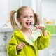 thumbnail image 5 of Manual de niños Cepillo de dientes Silicona Salud infantil herramienta de limpieza de dientes portátiles Pincel de doble uso 2-12 años 3 piezas Inevent CE001389-00, 5 of 7
