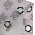 thumbnail image 4 of Ambesonne Pink and Grey Grommet Curtain, Mouse Hearts, 50" x 120", Grey and Pink, 4 of 6