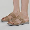 thumbnail image 3 of Fashion Ladies Wedge Heel Platform Slippers Women Summer Outdoor Low Heels Slipper Shoes shoes for women  ladies shoes My Lux Decor Round, 3 of 7