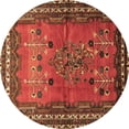 thumbnail image 1 of Ahgly Company Indoor Round Persian Brown Traditional Area Rugs, 7' Round, 1 of 4