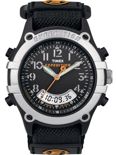 digital watch with velcro strap