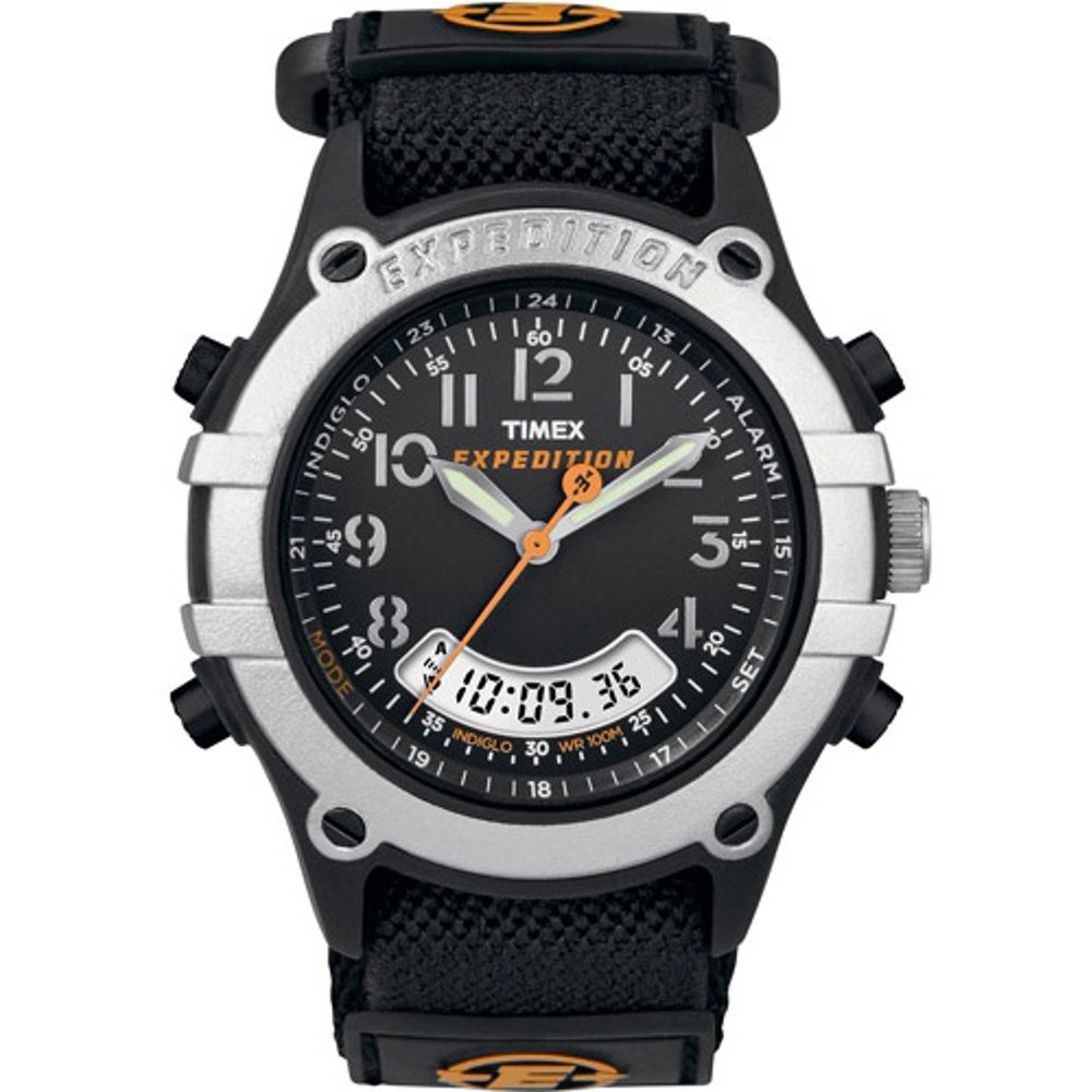 Timex T49741 Men's Velcro Fastwrap Strap AnalogDigital Watch