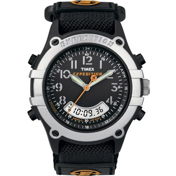 digital watch with velcro strap