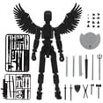 thumbnail image 1 of Merryxd Titan 13 Figura de acción Ensamblaje Completado Dummy 13 Figura de acción Lucky 13 Figura de acción T13 Figura de acción Impreso en 3D Multiarticulación móvil Nova 13 Figura de acción Juguete, 1 of 5