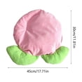 thumbnail image 3 of Pink Peach Shaped Thick Warm Pet Bed Mat,17.7x11.8 Inch Soft All Season Sleeping Pad for Cats Small Dogs, Non-Slip Machine Washable Indoor Sofa Kennel Cushion, 3 of 6