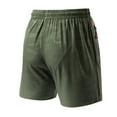 thumbnail image 3 of Men's Short Camo Running Shorts Quick Dry Workout Shorts with Zip Pockets Lightweight Sports Gym Hiking Shorts, 3 of 3