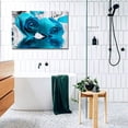 thumbnail image 2 of Canvas Wall Art for Bedroom Black and white bathroom Wall Decor Modern Art Wolf Animal Abstract Canvas Paintings Wall Artworks for Living Room Ready to Hang Pictures home Decoration-12x16 inches, 2 of 6