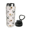 thumbnail image 2 of Honeii Bulldog Face Print 18OZ Sports Insulated Kettle,Double-Walled Stainless Steel Water Bottle with Leak-Proof Lid, Perfect for Outdoor, Sports, and Travel, 2 of 7