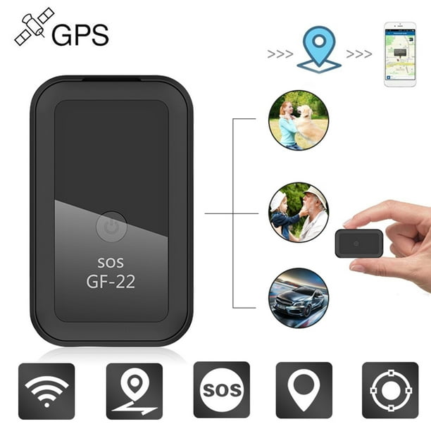 Famelof GF-22 GPS Tracker pour voiture Mini magnétique SOS GPS dispositif  de suivi de véhicule