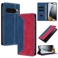 thumbnail image 2 of Phone Case for Google Pixel 10 Pro XL FOXDOCK Premium Leather,Creative Dual-Color Cover with Card Slot,Shockproof, 2 of 7