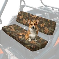 Uorisanigo UTV Seat Covers Scratch-Proof Cover Compatible with Kawasaki Mule 4010 4x4 2009-2025, All Weather Protection Forest Hunting Camouflage UTV Bench Seat Cover Accessories
