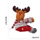 thumbnail image 3 of XWSHYW Decoraciones Navideñas Nuevo Adorno Papá Noel para Cortina de Lana Tejida con Botón para Puerta, 3 of 3