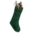thumbnail image 5 of YWIYIUD Christmas Stockings with Initials, 18 Inches Large Embroidered Stocking Hanging Stockings for Family Holiday Christmas Decoration, Xmas Holiday Party Gifts & Decoration, 5 of 6