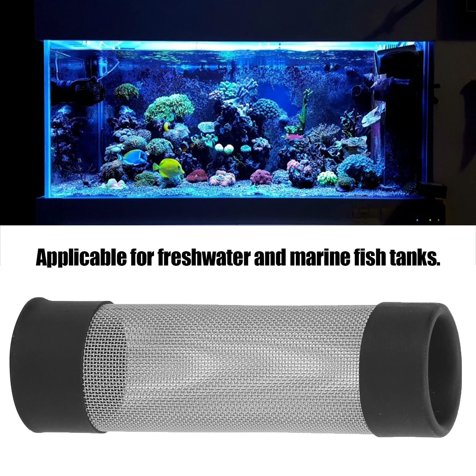 Pssopp Small Aquarium Fish Net Stainless Steel Fine Mesh Fish