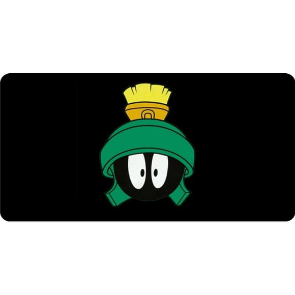 Marvin The Martian Head Centered Photo License Plate