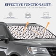 thumbnail image 4 of Sikiie Poodle Dog Print Foldable Car Windshield Sun Visor, Car Window Sunshade Suitable for Sedan, SUV and Truck Car Accessories-Small, 4 of 6