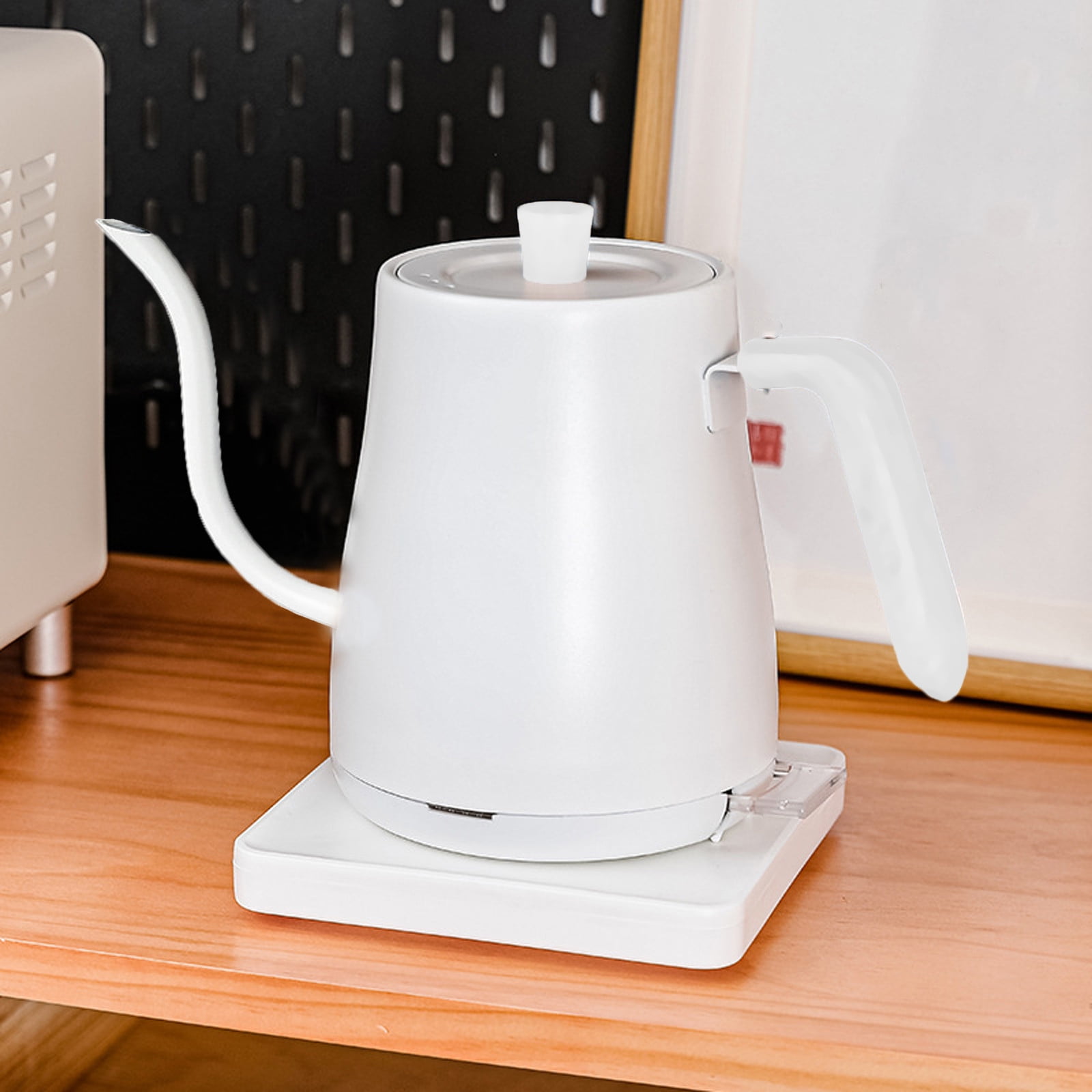 Wovilon Electric Kettle Gooseneck Kettle, 800Ml Water Kettle, Tea Pot Stainless Steel For Coffee Tea With Fast Heating, Auto-Shut Off And Boil-Dry Protection Tech