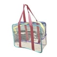 thumbnail image 6 of huanledash Beach Bag Waterproof Folding High Capacity See Through Smooth Zipper Storage Multi-purpose Large Clear Shoulder Tote Handbag Travel Accessory, 6 of 8