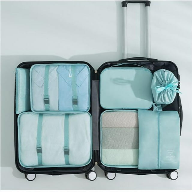 Offres de Liquidation Malles et Sacs de Rangement, Ensemble de Sacs de Rangement de Voyage Sac de Rangement pour Vêtements Sac de Rangement Multifonction pour Emballage de Vêtements Sac de Voyage, Multicolore-Z4