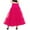 #0080-Hot Pink, variant on Women's Ankle Length Petticoats Long Plus Size Wedding Slips Crinoline Underskirt for Prom Evening Wedding Dress