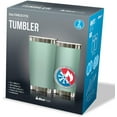 thumbnail image 2 of BluePeak Double Wall Stainless Steel Vacuum Insulated Tumbler Set, 2-Pack, 20 oz, Mint, 2 of 6