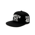 thumbnail image 4 of Knite Gorra snapback Brooklyn visera plana ajustable bordado 3D hombre, 4 of 4