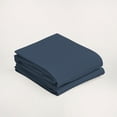 thumbnail image 6 of 100% Organic Cotton King Percale Pillowcase, Ultra Light, Breathable, Cool, & Crisp 2-Piece Set Navy by Purity Home, 6 of 8