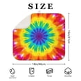 thumbnail image 4 of Rainbow Tie Dye Mandala Pattern Dish Drying Mat for Kitchen 1 Pack, Ultra Absorbent Microfiber Dishes Drainer Mats,16"x18", 4 of 6