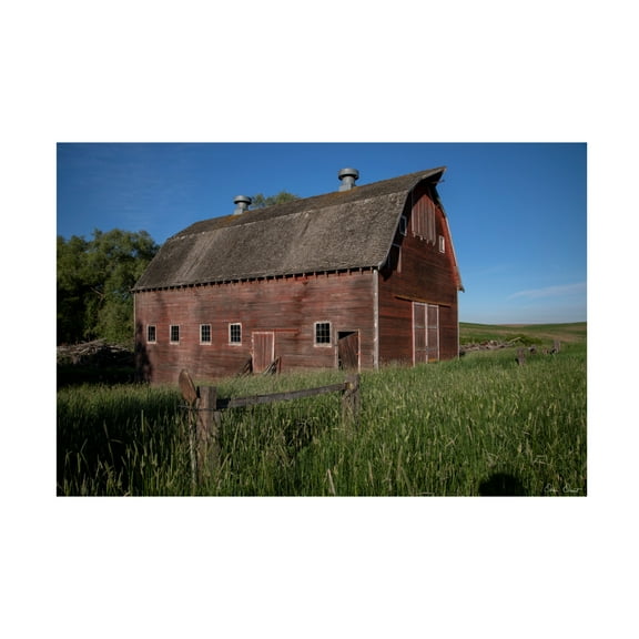 Trademark Fine Art David Drost  Rustic Palouse Barn II Canvas Wall Art