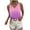 Pink, variant on Spring Tops for Women Tank Tops for Women under $5 Women V-Neck Sexy Sleeveless Tank Shoulders Knotted Casual Camisole Fashion Floral Print Tops