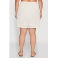 thumbnail image 4 of Womens Plus Size Trendy Crochet Detail High Waisted Shorts, 4 of 4