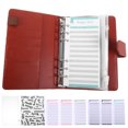 thumbnail image 1 of 1 Set Budget Binder Removable Budget Notepad Loose-leaf Budget Binder with Accessories, 1 of 8