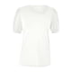 thumbnail image 4 of Camiseta de manga corta con cuello en V asimétrico, ajustada y cómoda, para mujer, diseño único, tejido de poliéster, para primavera/verano/otoño., 4 of 4
