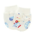thumbnail image 2 of SPRING PARK Baby No-Scratch Protective Cotton Newborn Baby infant No Scratch Mittens Gloves, 2 of 8