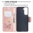 thumbnail image 4 of Dteck Case For Samsung Galaxy S21 plus 6.7 inch Premium PU Leather Flip Wallet Case Embossed Full Body Protection Flip Stand Card Holder Magnetic Cover , pink, 4 of 5