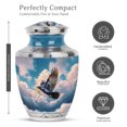 thumbnail image 2 of MUKTIVE Crow Urns for Human Ashes Adult Mom - Cremation Urns for Adults Human Ashes - Large Decorative Urn for Burial Father - 10 Inch Funeral Urn for Male & Female, 2 of 7