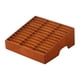 thumbnail image 3 of Caja de almacenamiento de escritorio, gestión de teléfonos móviles, organizador de escritorio para oficina y escuela, Marrón, 3 of 9