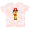 thumbnail image 3 of Inktastic African American Girl, Girl Fireman, Firefighter Girls Toddler T-Shirt, 3 of 5