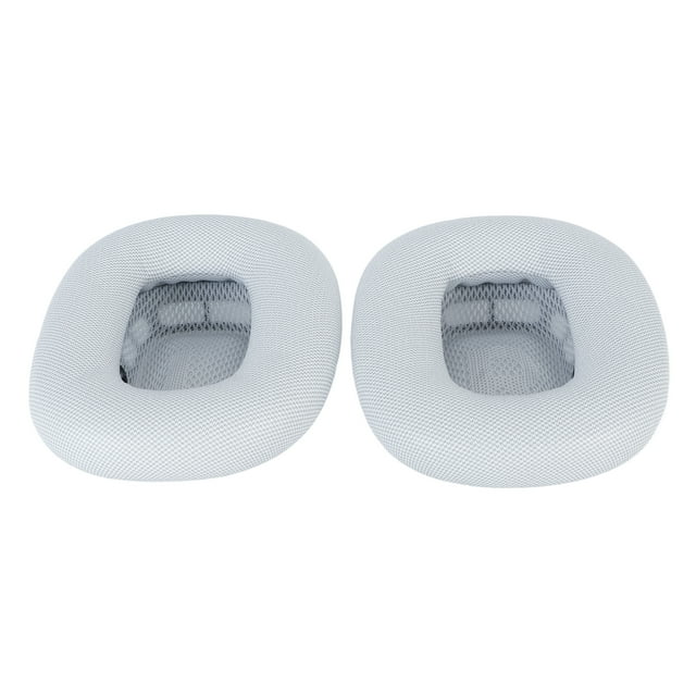 Almohadillas de repuesto de espuma viscoelástica de cuero proteico, suaves y transpirables, para auriculares iOS Earbuds MAX, color gris.