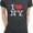 Charcoal, variant on I Love NY Ladies T-Shirt Light Pink Crewneck Tee Heart New York Heather Gray, Small