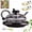 B with 4 Cups, variant on 20 OZ Electric Glass Teapot with Warmer,New Glass Electric Tea Kettle with Infuser, 9-Temperature 1000w Heating Ceramic Stove, TeaPot Set with Infuser for Tea & Coffee (Translucent-without Base)