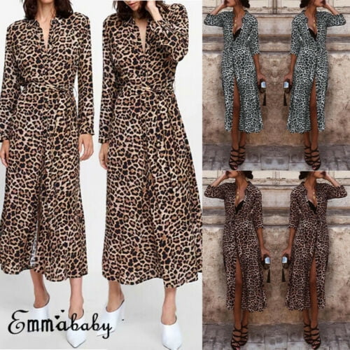 leopard dress walmart