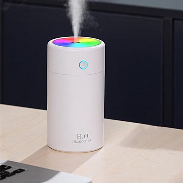 Mini humidificador portátil Baoblaze Mini humidificador USB LED