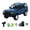 Blue / 2 Battery, variant on WPL D-54 1/16 Scale RC Rock Crawler, 2.4G 4WD Remote Control Off-Road Climbing Car with 260 Motor, Independent Suspension & LED Headlights for Teens & Adults - RTR