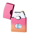 thumbnail image 2 of Grinding Wheel Butane Torch Lighter | Double Flame Windproof Adjustable | Open Flame & Direct Blue Flame | Refillable Visible Window | Compact Aluminum Alloy 6x4.1x1.6cm | 1-Pack, 2 of 8