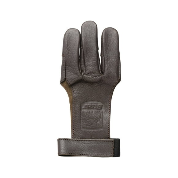 BEAR ARCHERY ASG101L BEAR ARCHERY LEATHER SHOOTING GLOVE 3-FINGER AMBIDEXTROUS LG