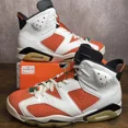 thumbnail image 2 of Ni - ke Air Jordan 6 Retro Gatorade Size 11.5 384664-145 Orange White OG Rare MJ Men’s, 2 of 5