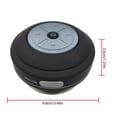 thumbnail image 2 of Altavoz Bluetooth LED Ducha de baño a prueba de agua Altavoz inalámbrico portátil Forma redonda recargable GeweYeeli EL5147-01B, 2 of 7