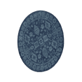 thumbnail image 3 of Blue Artisan Overdyed Oriental Rug, 3 of 9